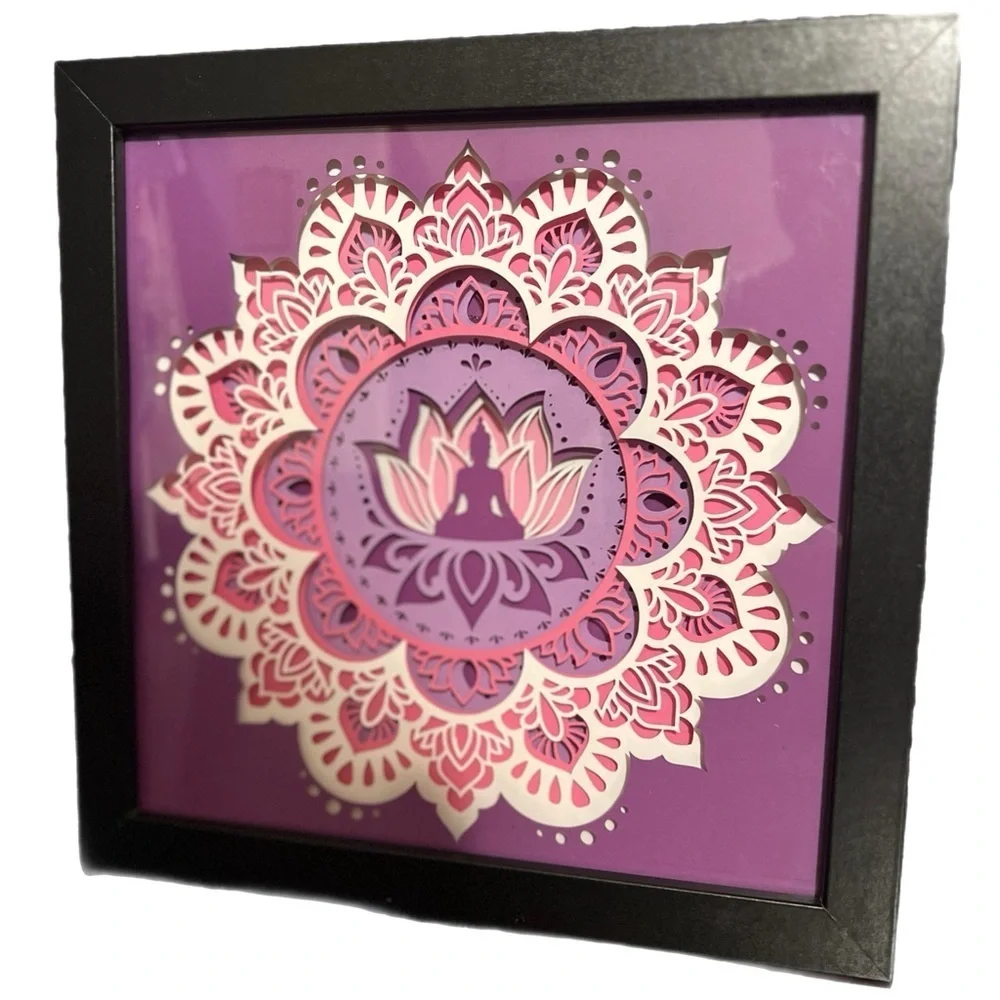 Buddha Shadow Box Unique Gift Ideas Holiday Gift Handcrafted‎